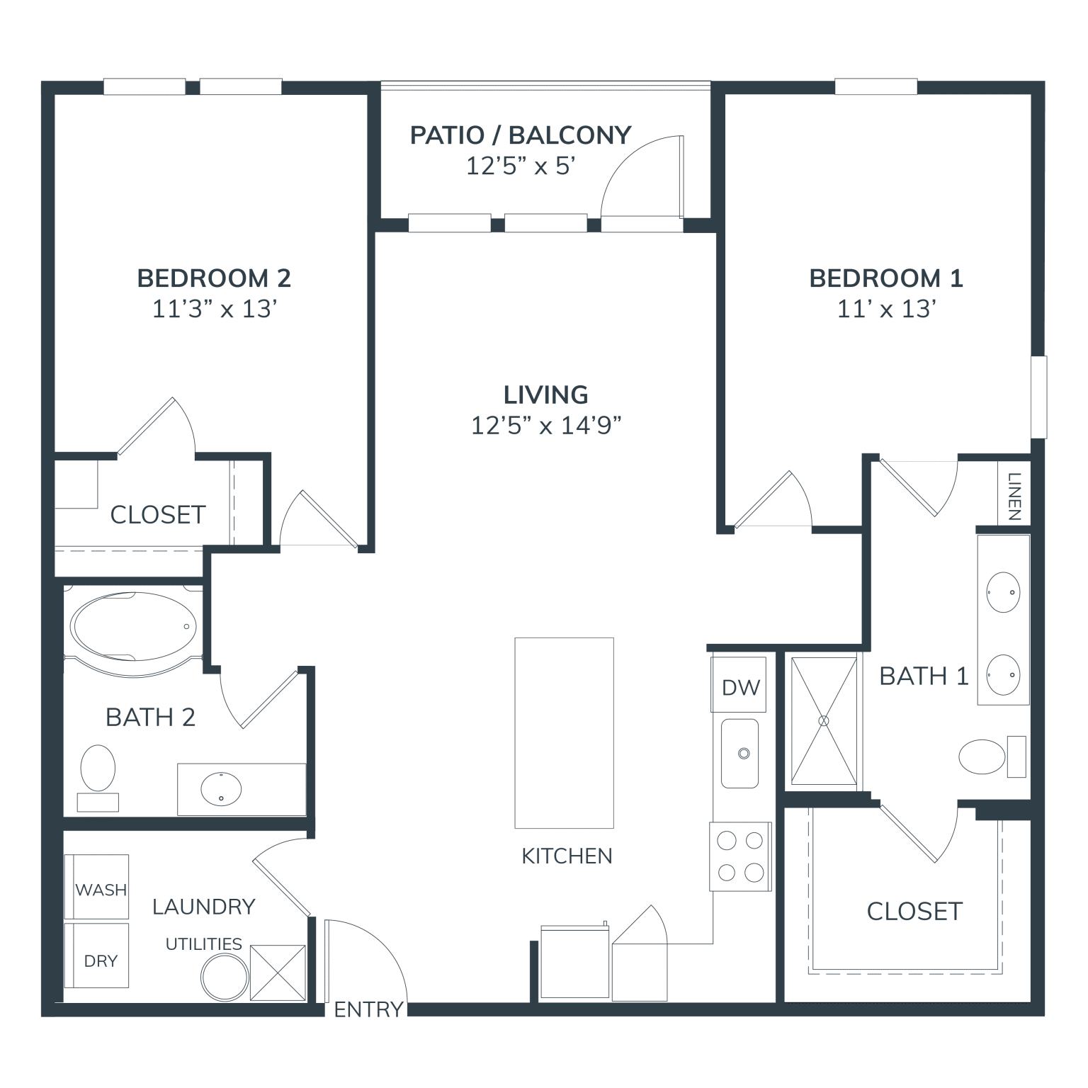 Floor Plans | Apartments in Morrow GA | Story Mt. Zion