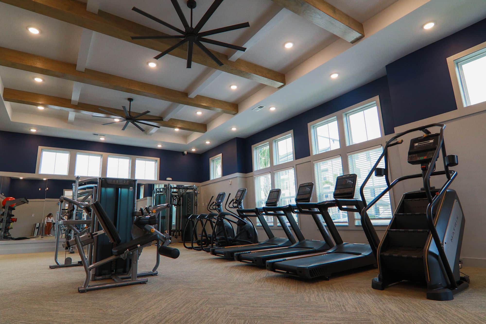 fitness center at Story Mt. Zion Apartments in Morrow GA